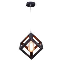 Đèn thả lập phương khung sắt